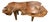 Andrianna Shamaris Single Slab Live Edge Teak Wood Coffee Table For Sale