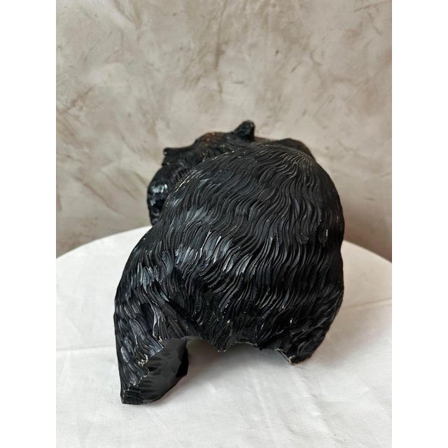 Japanese Wooden Bear, 1960s For Sale - Image 3 of 12
