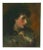 An original oil painting by R. Clarke, British artist of the late 19th & early 20th centuries, "Portrait of a Lovely Young...