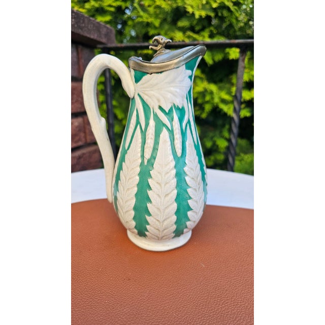 Pre-War Ceramic Beer Mug with Eagle-Head Handle For Sale - Image 10 of 10