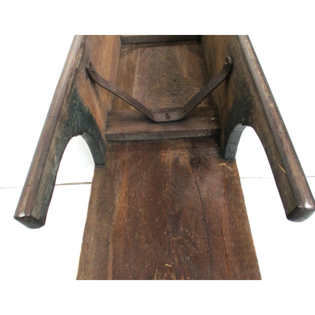 Folk Art Antique Snow, Ice Toboggan Sled For Sale - Image 15 of 18