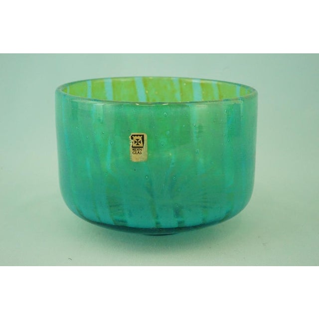 Mid-Century Modern 20th Century Glass Vase by Michael Harris of Mdina Glass, Malta, 1960s For Sale - Image 3 of 18