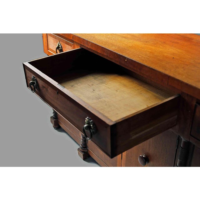 Sideboard - Sheraton Style Antique American For Sale - Image 11 of 15
