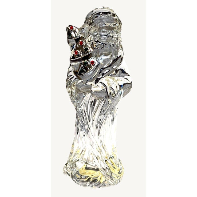 Lenox Pave Jewels Olde World Santa Crystal Figurine Germany 7" Box For Sale In Dallas - Image 6 of 12