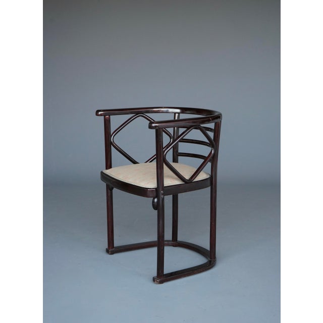 Model 728 Fledermaus Chairs attributed to Josef Hoffmann for J & J. Kohn, 1906, Set of 2 For Sale - Image 4 of 18