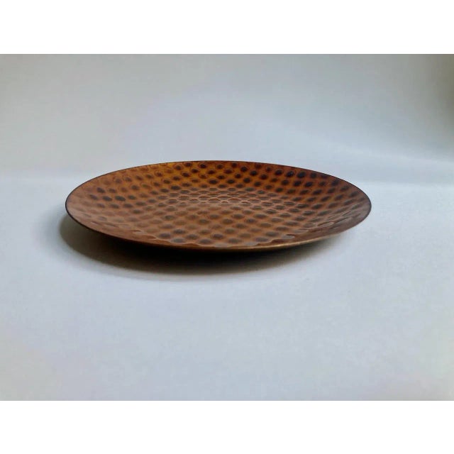 Late 20th Century Ketura Crafts Israel Enameled Copper Dish, 1970's For Sale - Image 5 of 12
