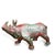 Dimensions: 52 x 25 x 27 cm (h) Bronze with multicolored patina A “Riconoceronte” that reimagines its form, transforming...