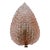 1950s Rare Wall Light Pink Jewel Murano Glass Leave by Barovier E Toso For Sale