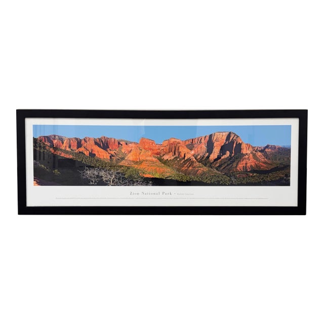Kolob Canyons Zion National Park Panoramic Print, Framed For Sale