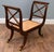 Hollywood Regency Regency Window Seat Stool in Mahogany, 1930 For Sale - Image 3 of 5