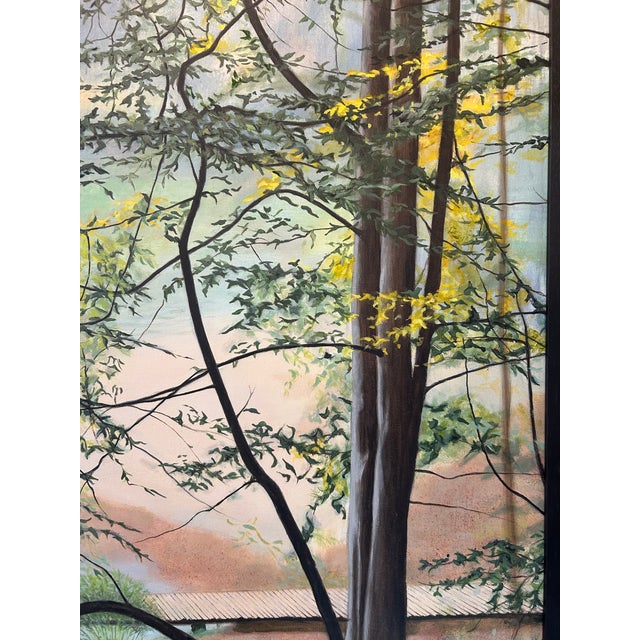 Landscape With Autumn Leaves by James Huntsberger For Sale - Image 14 of 14
