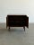 W36 D20 H31.25 This item has been fully restored. Squared doors with hooked shelf pins. Two tiered shelving featured...