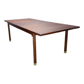 Mid Century Modern / Modernist Walnut Extension Dining Table For Sale