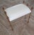 1970s Maitland Smith Gilt Metal Bench For Sale - Image 5 of 12