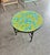 Ceramic Moroccan Green and Turquoise Zellige Round Coffee Table, 2010s For Sale - Image 7 of 7