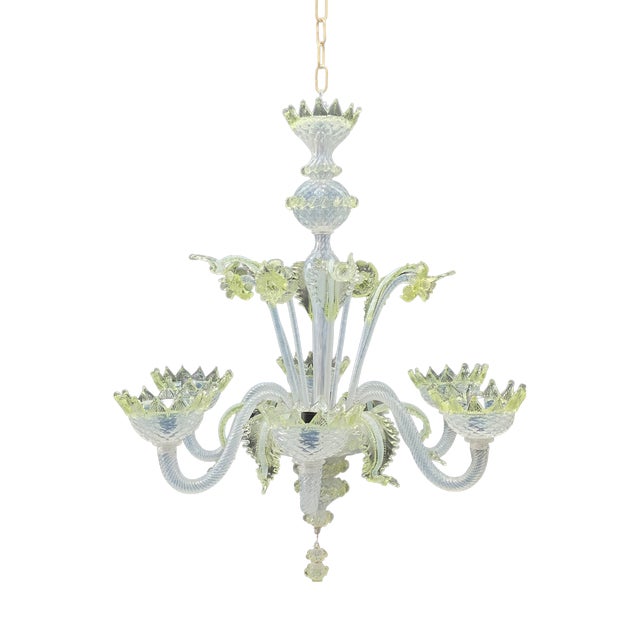 Vintage Murano Chandelier, 1980s For Sale