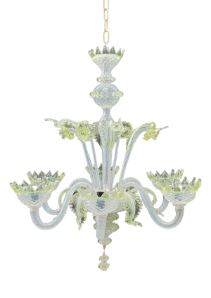 Vintage Murano Chandelier, 1980s