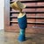 Brown Japanese Kokeshi Wooden Figurine, 1980s For Sale - Image 8 of 11