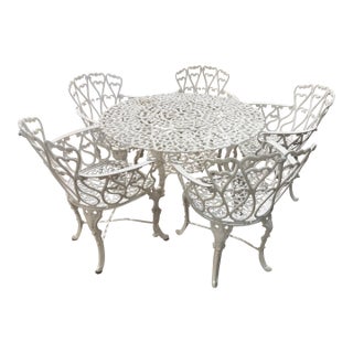 Late 20th Century Rustica House Mexican Colonial Patio Table Set For Sale