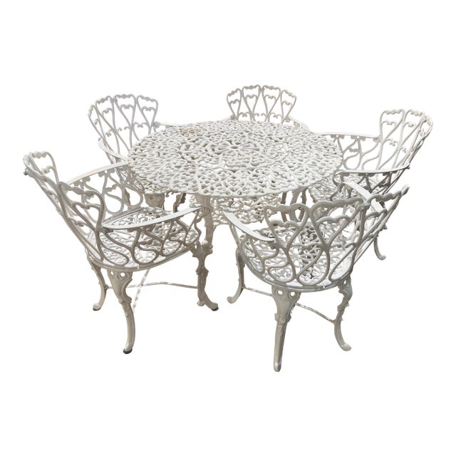 Late 20th Century Rustica House Mexican Colonial Patio Table Set For Sale