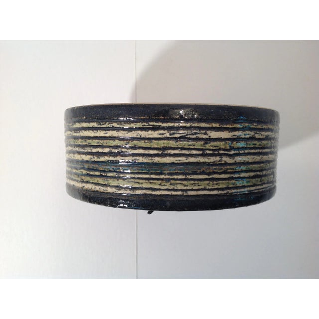 Mid-Century Modern Vintage Mid Century Modern Britt-Louise Sundell for Gustavsberg Sweden Stoneware Clock For Sale - Image 3 of 7