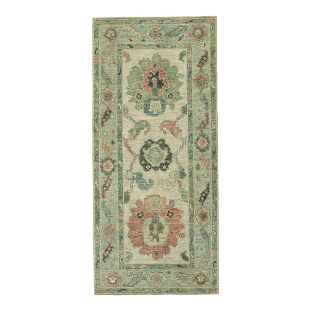 Turkish Oushak Rug 2'3" x 4'11" #20250 For Sale