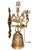 Vintage cast-brass Gothic Revival monastery bell. The winged figure, dragon/serpent ornament, horizontal pull mechanism,...