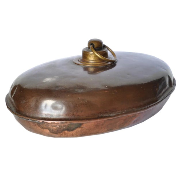 Early 20th Century Antique Bed Warmer For Sale - Image 4 of 4