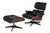 1950s Set of Model 670 Lounge Chair and Model 671 Ottoman by Charles and Ray Eames Mobilier International Edition, 1956 For Sale - Image 5 of 5