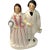 English Antique 19th Century English Staffordshire Figurine “The Prince & Princess” of Wales For Sale - Image 3 of 9