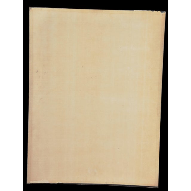 Marcase, Abstraction, 1981, Chalk on Paper For Sale - Image 9 of 10