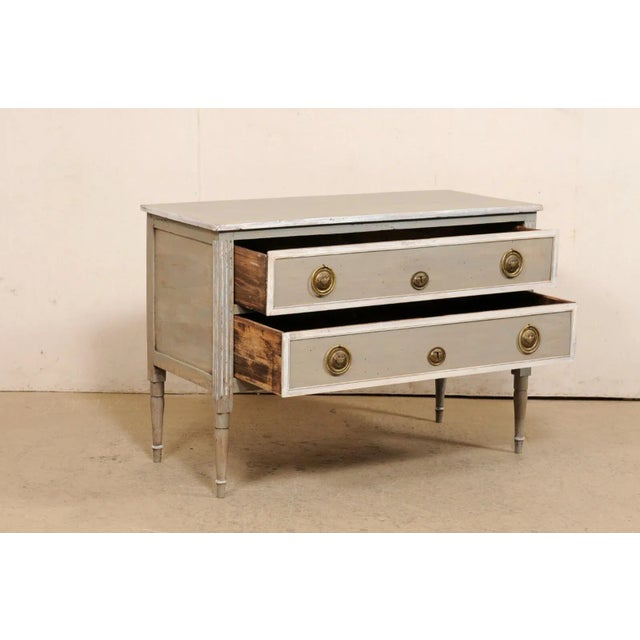 Late 18th Century Painted 2-Drawer Chest, Italy For Sale - Image 9 of 11