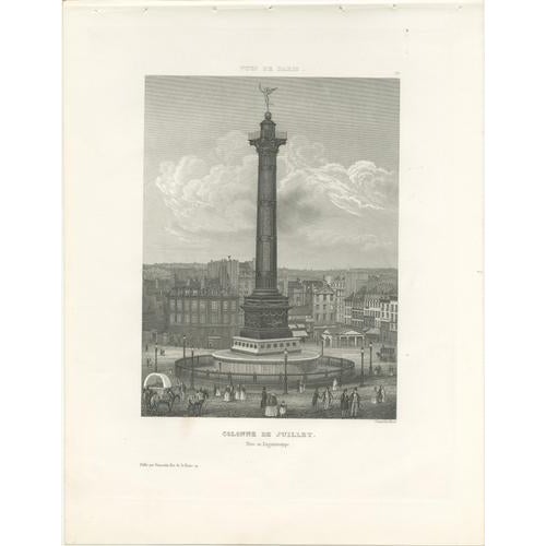 Antique Paris Monuments Set of 4, Pantheon Invalides Bastille Sulpice : A refined and architecturally powerful set of four...