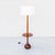 Restored 1960s Mid Century Modern Floor Lamp With Teardrop Base and Built-in Side Table For Sale - Image 14 of 15
