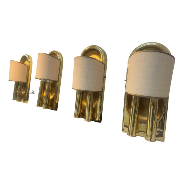 Vintage Wall Lamp in Brass For Sale