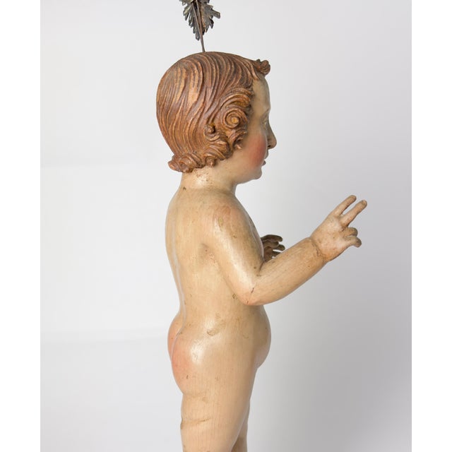 Flemish Mechelen Artist, Jesus Sculpture, 17th Century, Wood For Sale - Image 10 of 16