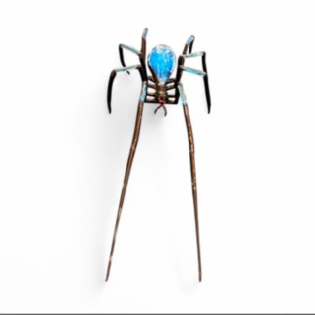 1980s Murano Glass Blue Spider, 1980s For Sale - Image 5 of 5