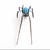 1980s Murano Glass Blue Spider, 1980s For Sale - Image 5 of 5