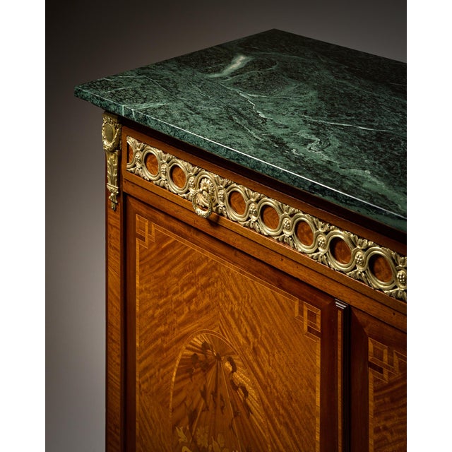 1910s Louis XVI French Marquetry Buffet For Sale - Image 5 of 10