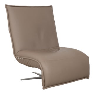 Beige Leather Epos Armchair with Electric Function from Koinor For Sale