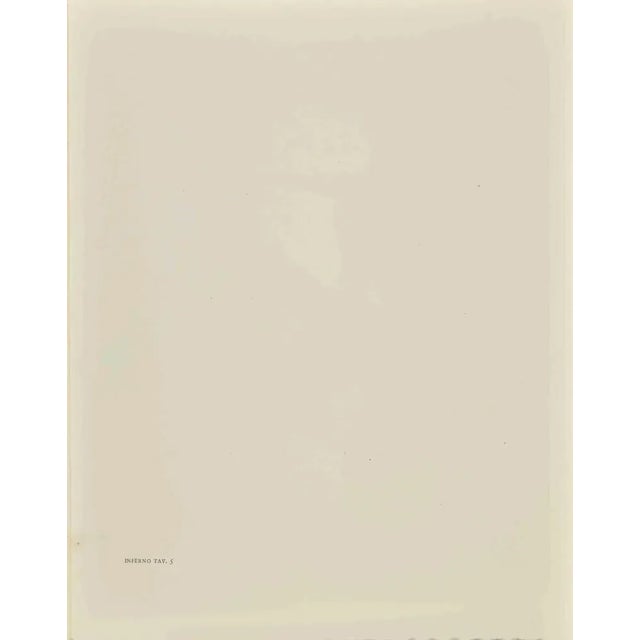 Minos - from the Series "The Divine Comedy" - Song 5 - Hell is a woodcut print realized in 1963 for a series illustrating...