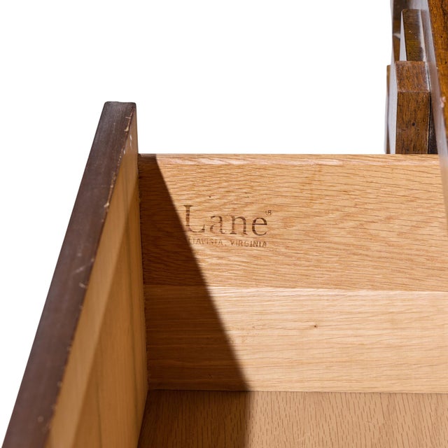 Mid 20th Century Lane Staccato Brutalist Walnut Credenza For Sale - Image 10 of 11