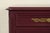 Baker Funiture Style French Provincial Louis XV Burgundy Lacquered Sideboard Credenza, Newly Refinished For Sale - Image 10 of 18