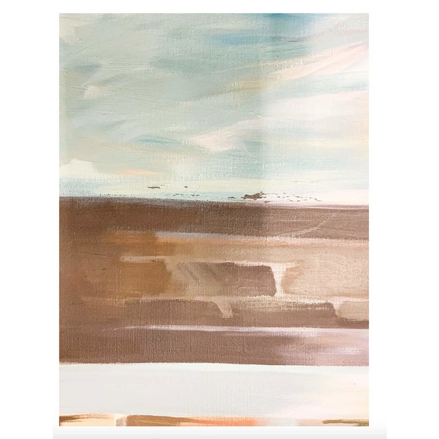 1970s 1970s Large Lowell Nesbitt Oil on Canvas - Unstretched (rolled) For Sale - Image 5 of 7