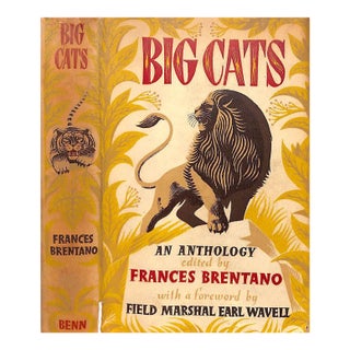 "Big Cats: An Anthology of the Jungle" 1949 Brentano, Frances For Sale