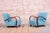Art Deco Seating Set in Oak and Walnut, from Hala, 1940s, Set of 3 For Sale - Image 4 of 16