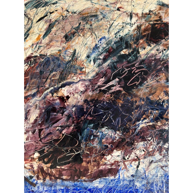 Metal Bramble (Covert) Oil on Aluminum Painting by Joan Jardine 2018 For Sale - Image 7 of 18