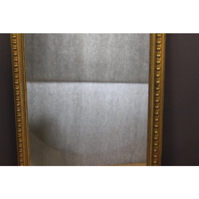 Large 19th Century Gilded Stucco Mirror For Sale - Image 11 of 14