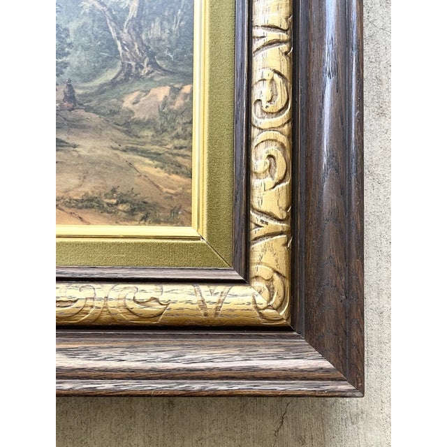 1940s Alfred Vickers “Spring Afternoon” Vintage Framed Reproduction Print For Sale - Image 4 of 8