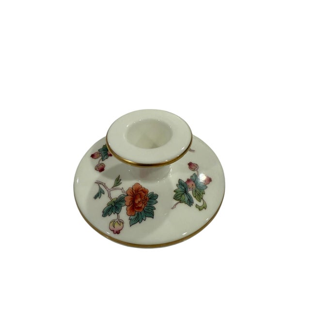 Wedgwood Late 20th Century Wedgwood Kutani Crane Candle Holder For Sale - Image 4 of 6